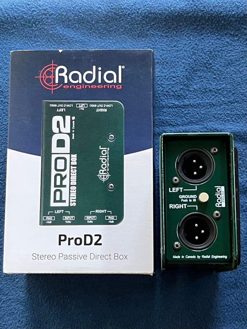 Radial ProD2 ステレオパッシブダイレクトボックス　元箱付