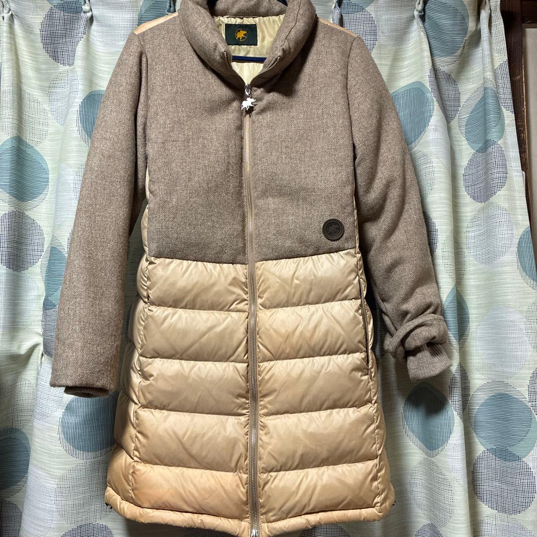 HUNTING WORLD ダウンジャケット ブラウン/ベージュ
