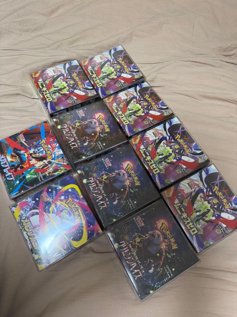 美品　シュリンク付き&保護ケース付き　ポケモンカード10箱セット