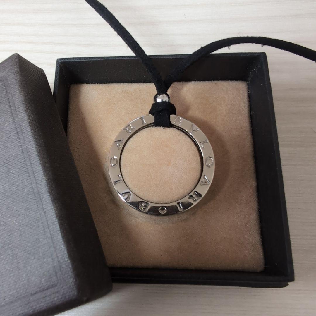 美品 BVLGARI ブルガリ シルバーキーリングチョーカー ボックスケース付