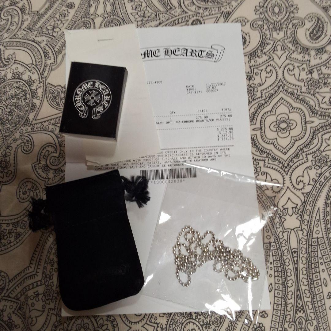 ダ*」様 (新品,正規品)クロムハーツ ボールチェーン 30インチ