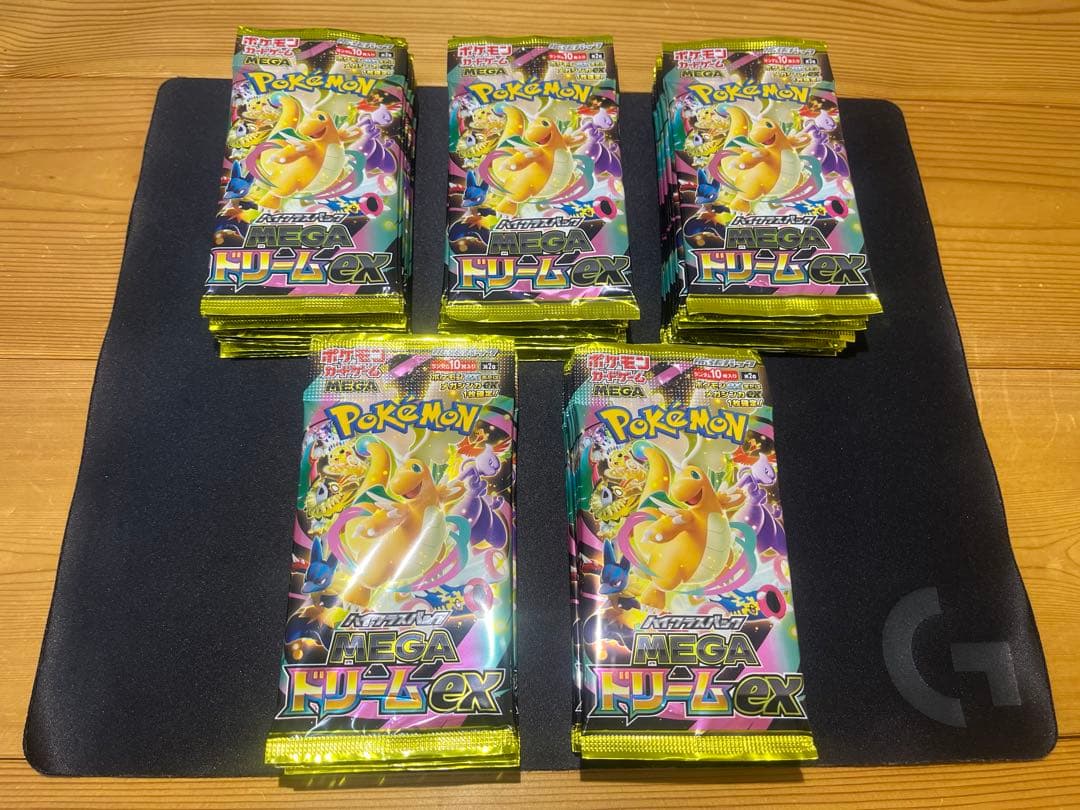 封入率一致】ポケモンカード MEGAドリームex 5BOX ※箱なし - メルカリ