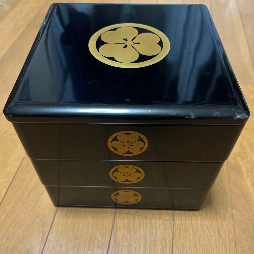 輪島塗 沈金家紋 重箱 - メルカリ