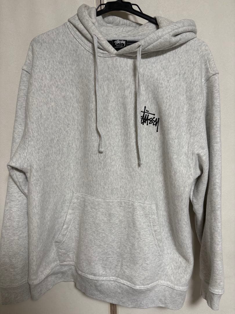 Stussy グレー パーカー サイズs 正規品