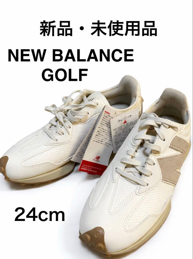 美品】ニューバランスゴルフ スパイクレスシューズ WGS327AB 24cm