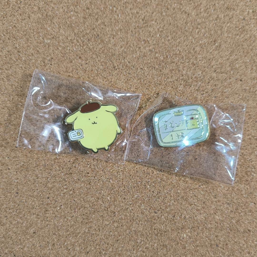 ちいかわ　サンリオ　ピンズコレクション　ポムポムプリン　草むしり検定