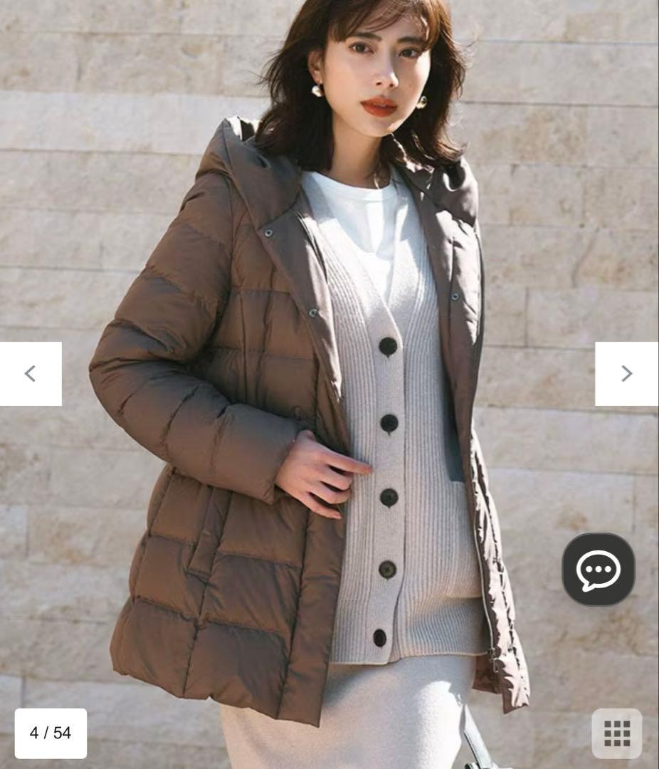 専用です。　新品未使用タグ付　２３区　シレータフタ　ミドル丈　ダウンコート　４２