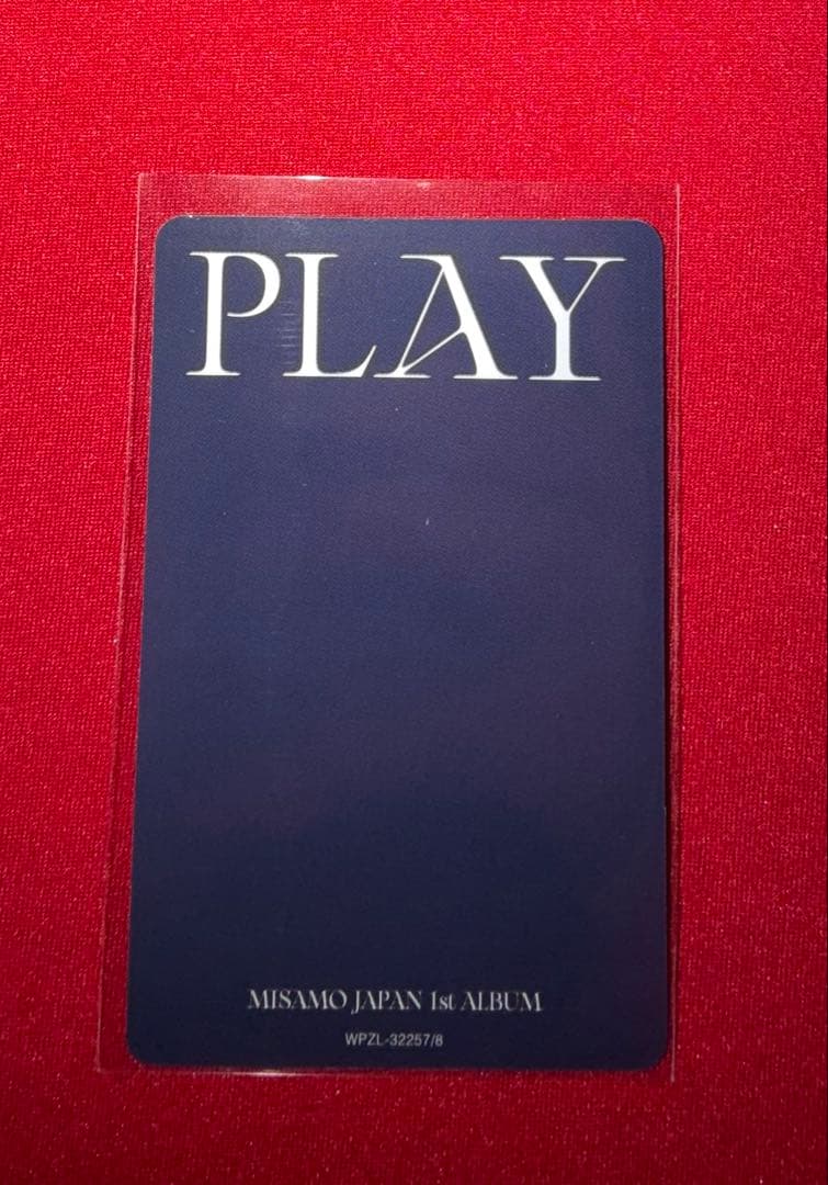 MISAMO PLAY 初回限定盤A サナ SANA トレカ twice - メルカリ