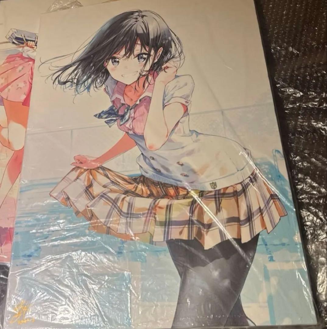 tiv 個展　大判キャンバスアート　直筆サイン入　安達垣愛姫　小岩井吉乃