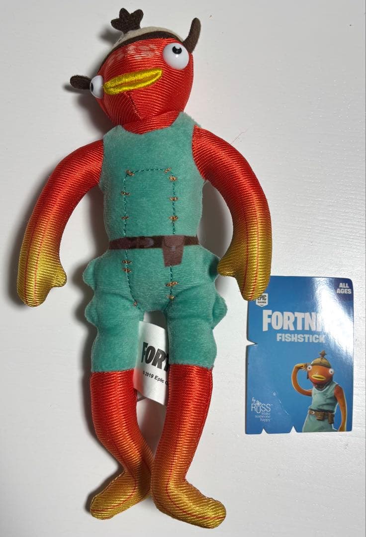 【Fortnite】魔除け フォートナイト フィッシュスティック ぬいぐるみ