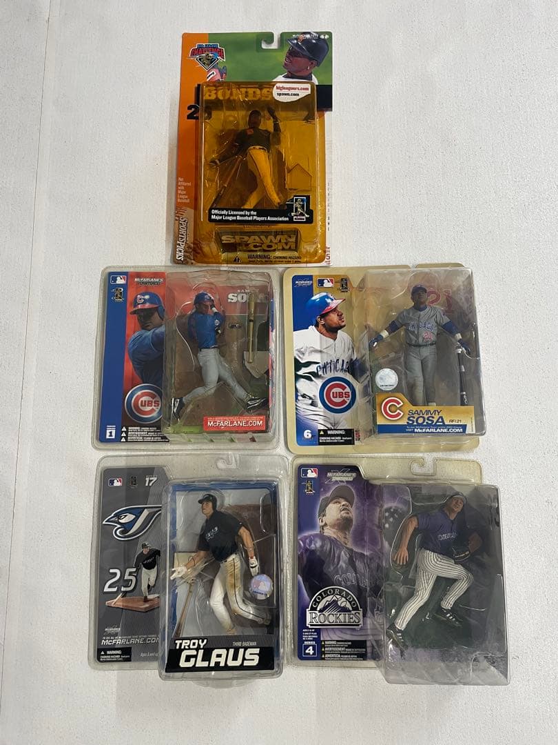 未開封　マクファーレントイズ メジャーリーガー　フィギュア　5個セット