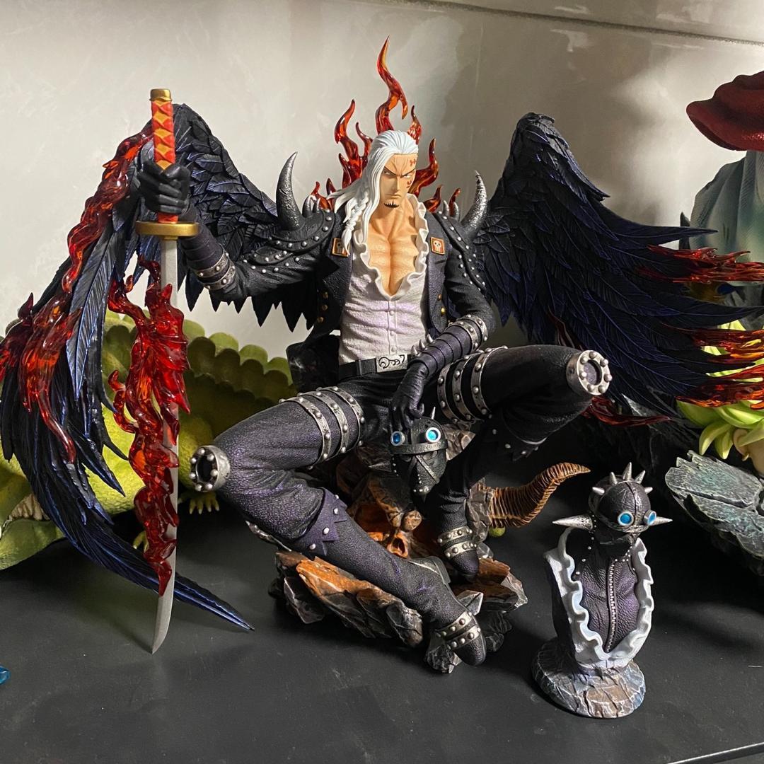 ワンピース 火災のキング アルベル フィギュア ガレージキット 塗装