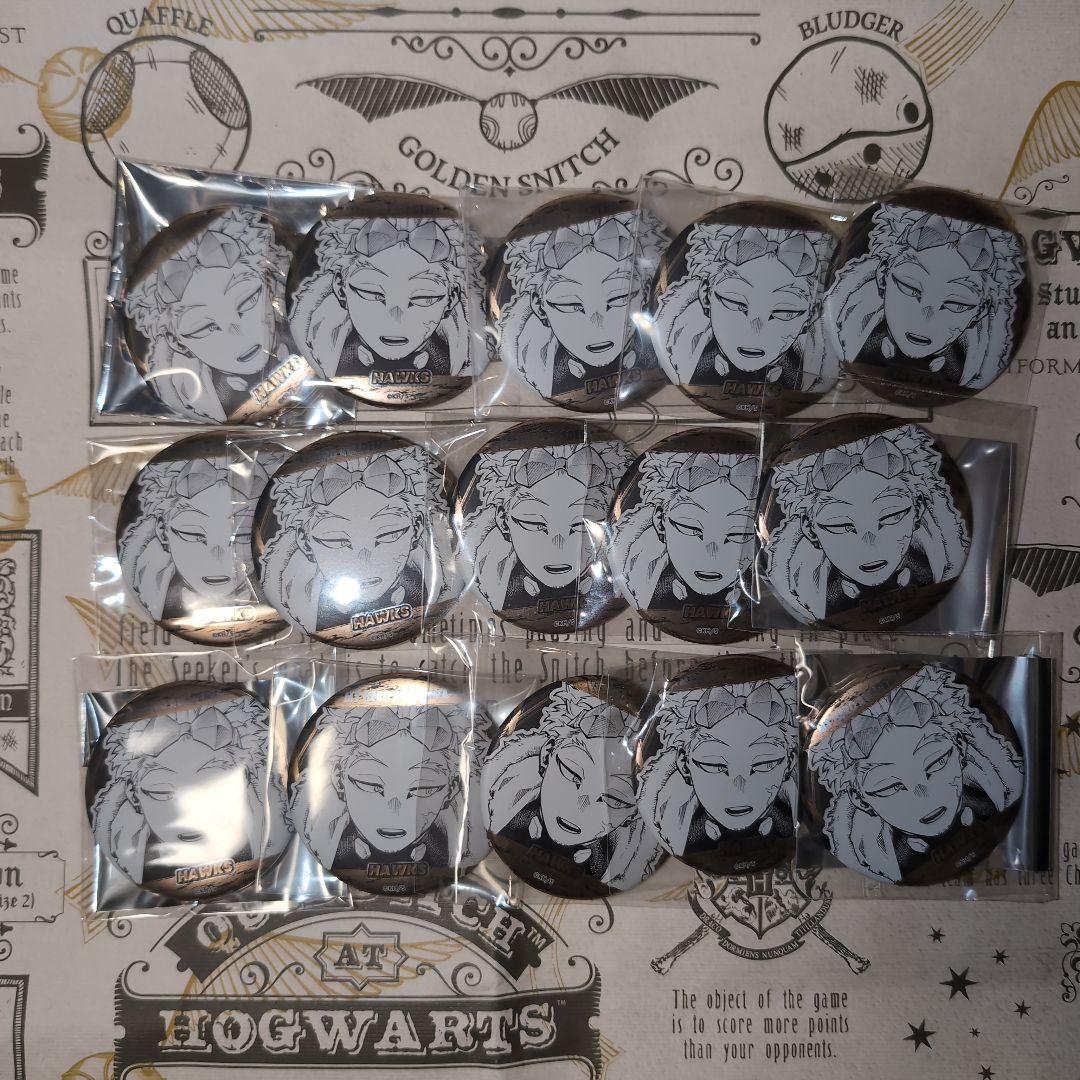 【ヒロアカ】デコレクション缶バッジ【ホークス】