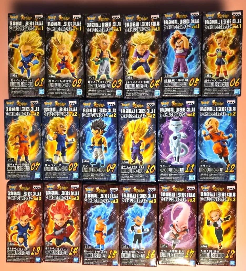 【未開封品】DRAGONBALL LEGENDS コレクタブル18点コンプセット