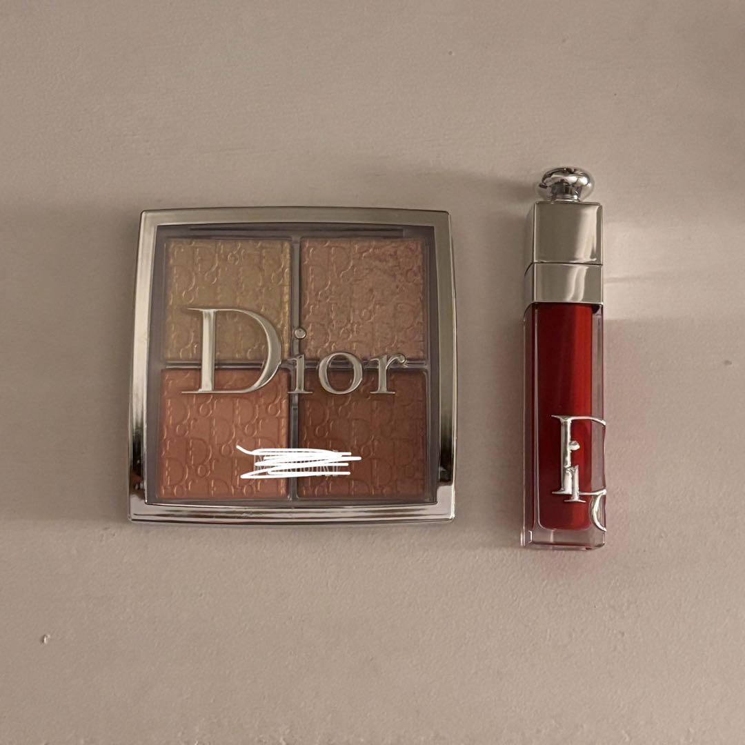 バックステージグローフェイスパレット & アディクトリップマキシマイザー バスクテ新色】ディオール バックステージ グロウ マキシマイザー