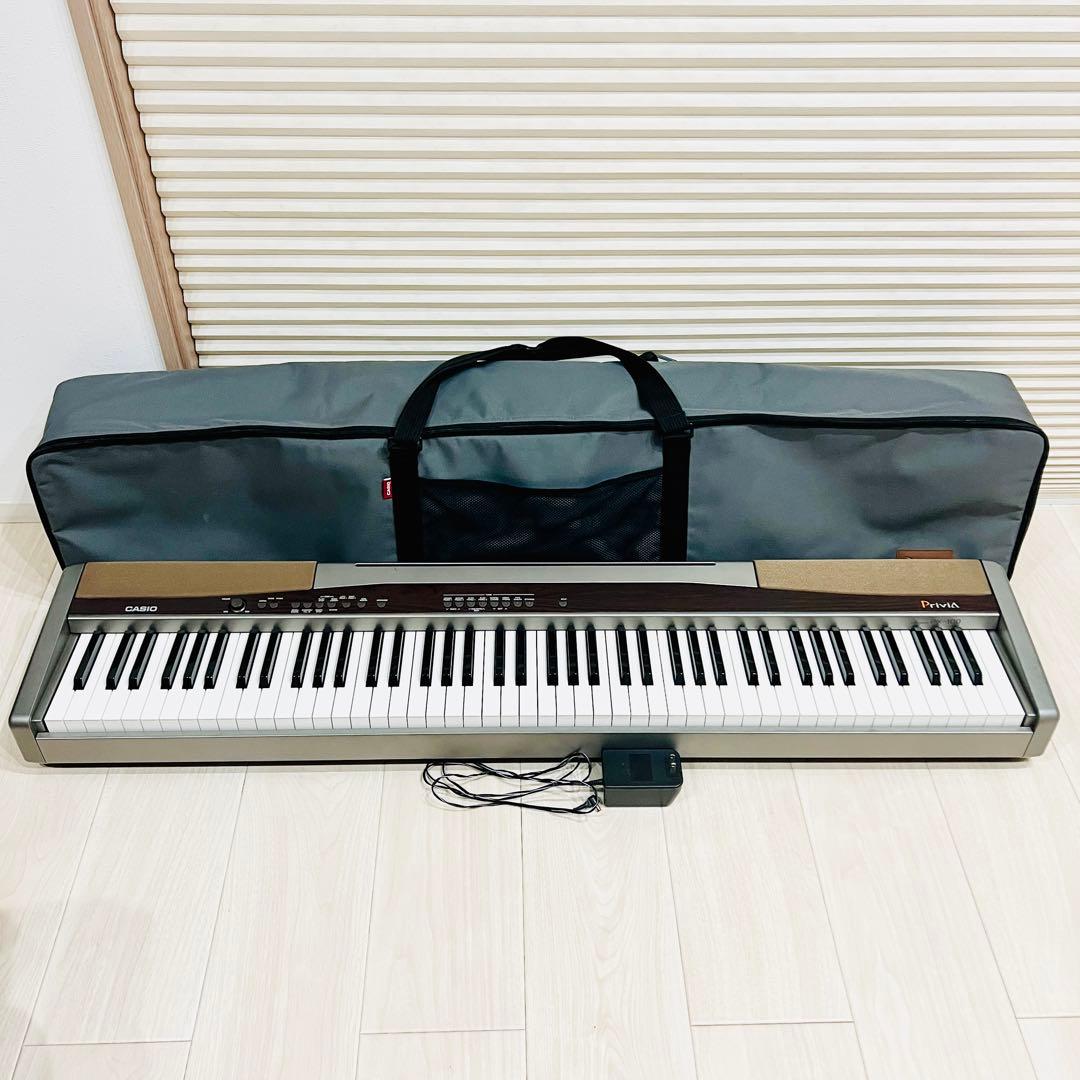 CASIO PX-100 88鍵盤 privia ケース付き 2003年製 Casio Privia PX-100 88-Key Keyboard w/ Weighted Keys - Evolution Music