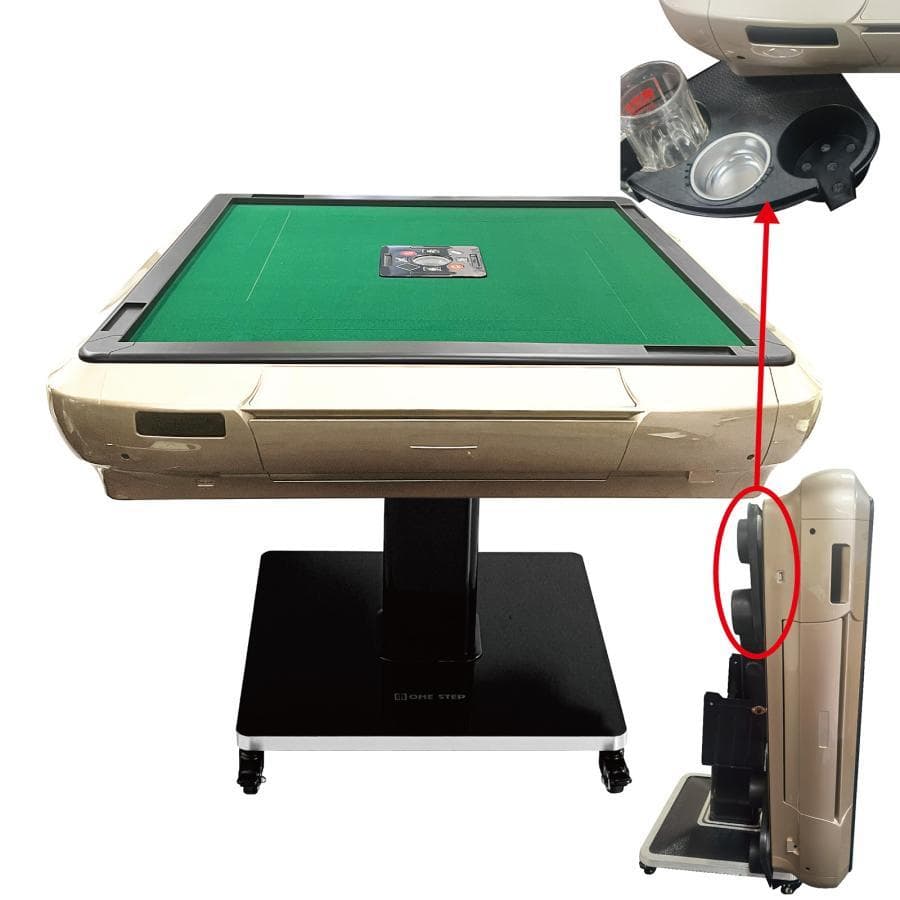 全自動麻雀卓 家庭用 折りたたみ 麻雀卓 全自動卓28mmゴールド2123