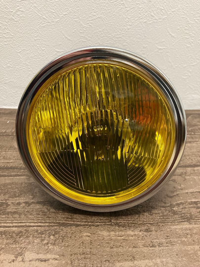 ゼファー400シビエタイプライト200パイイエローレンズ/メッキケ−ス