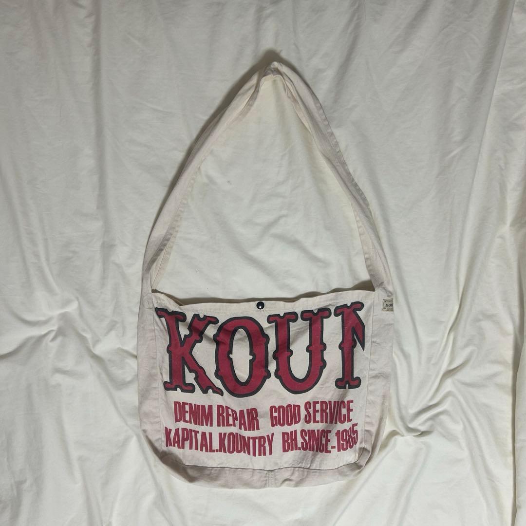 KAPITAL 綿ツイル KOUNTORY FACTORYニュースペーパーバッグ