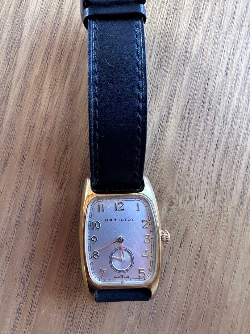 Hamilton ボルトン スモールセコンド ゴールド H134110 電池切れ Hamilton H134110 アメリカンクラシック ボルトン ゴールド - メルカリ