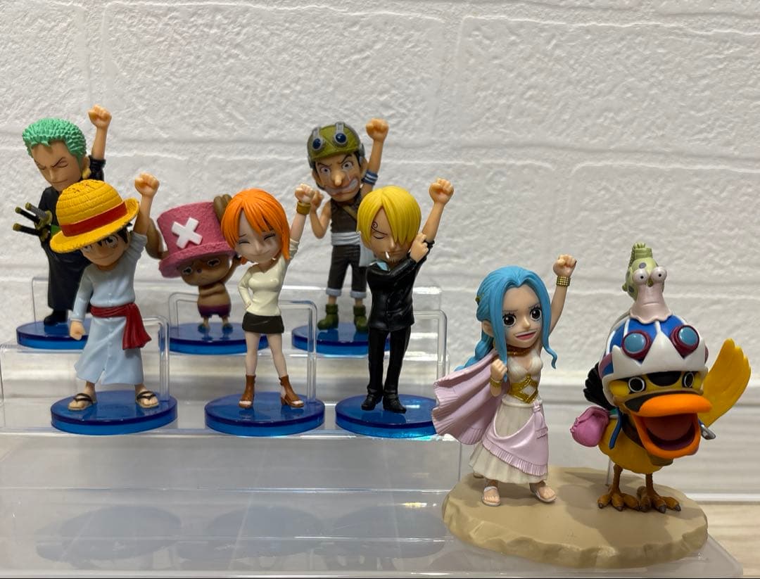 ワンピース ワーコレ 仲間の印だ 麦わら一味 ビビ、カルー 7点セット売り