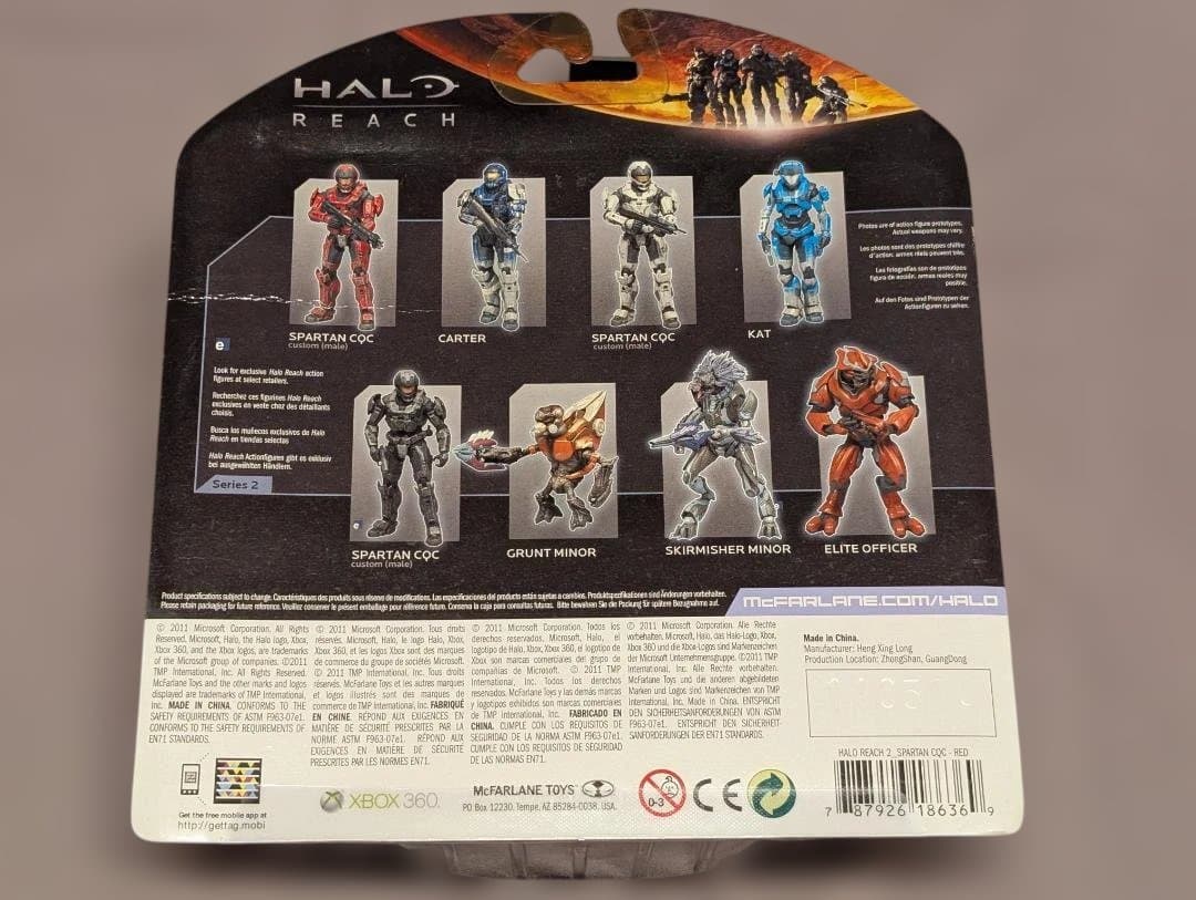 Halo Reach CQC 赤 マクファーレントイズ フィギュア - メルカリ