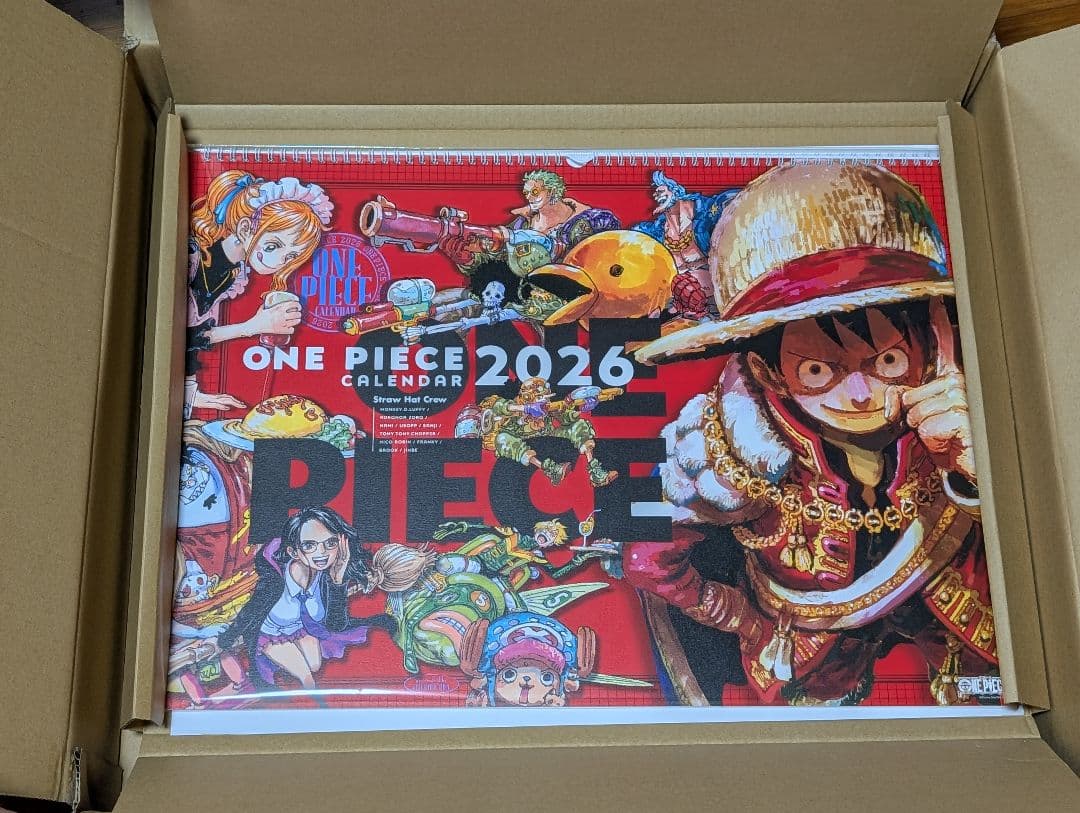 ONE PIECE」コミックカレンダー（大判）2026 2セット - メルカリ