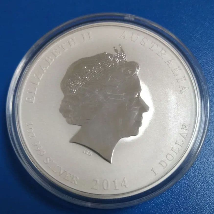 2014年 オーストラリア「干支・馬年」純銀 1オンス 銀貨 - メルカリ