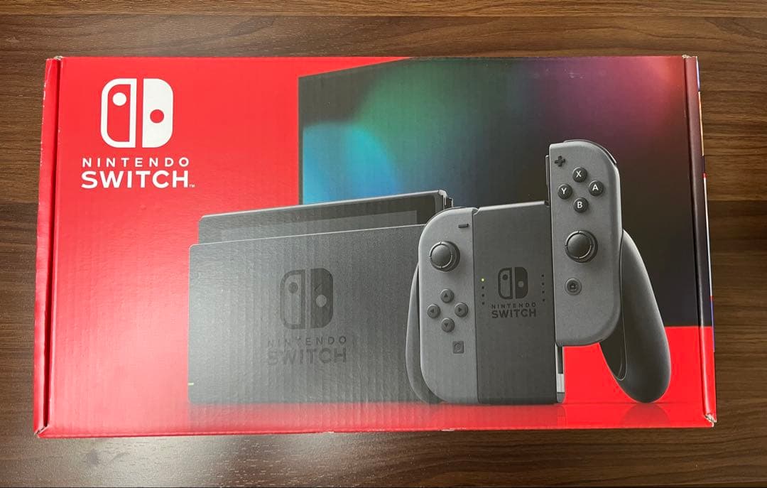 ニンテンドースイッチ本体グレーNintendo Switch箱付属品完備