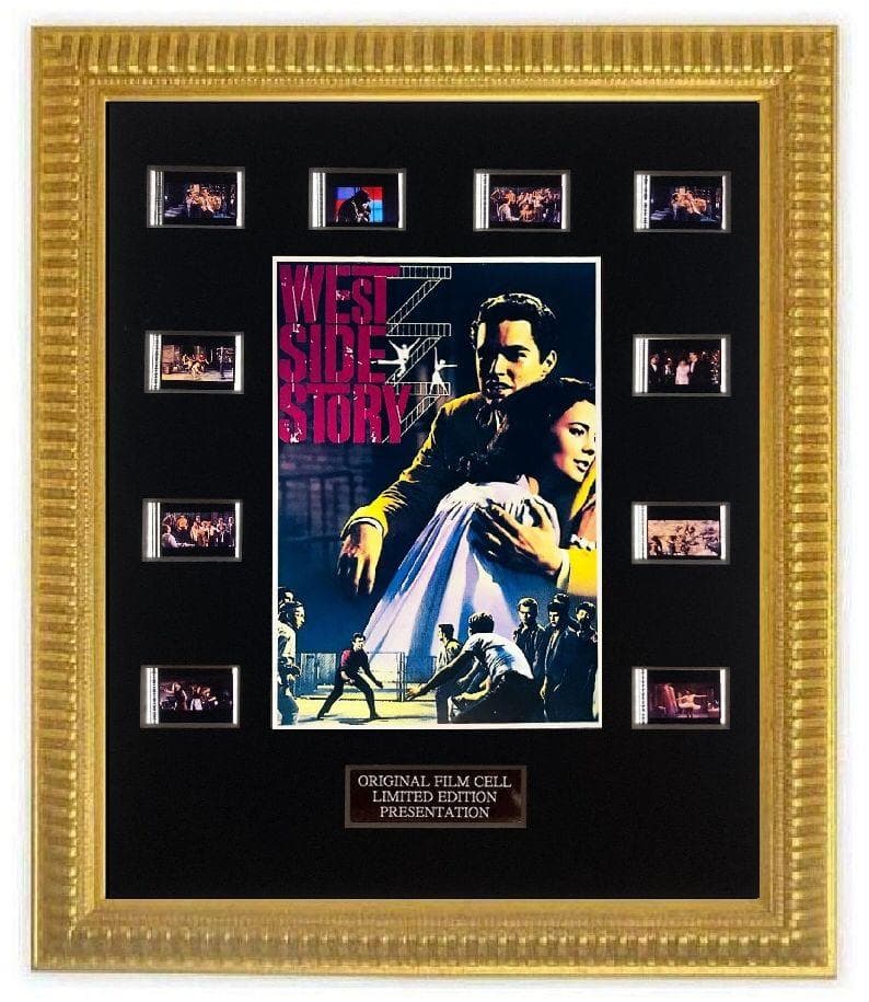ウエストサイド物語 35mm映画フィルム 額装 ★WEST SIDE STORY ロバート・ワイズ&ジェローム・ロビンズ監督 『ウエストサイド物語