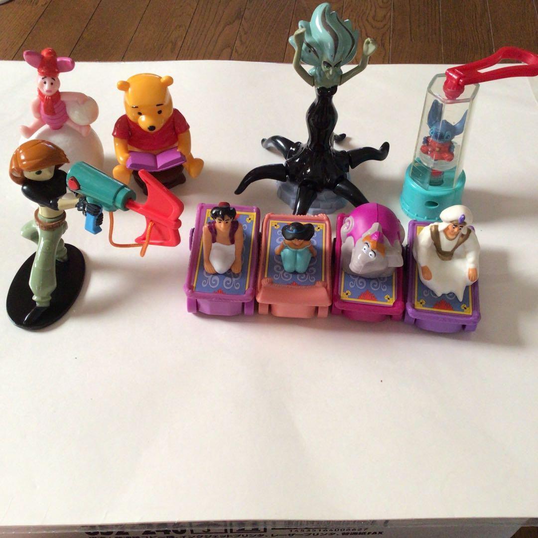 マクドナルドハッピーセット まとめ売りディズニー アラジン プーさん