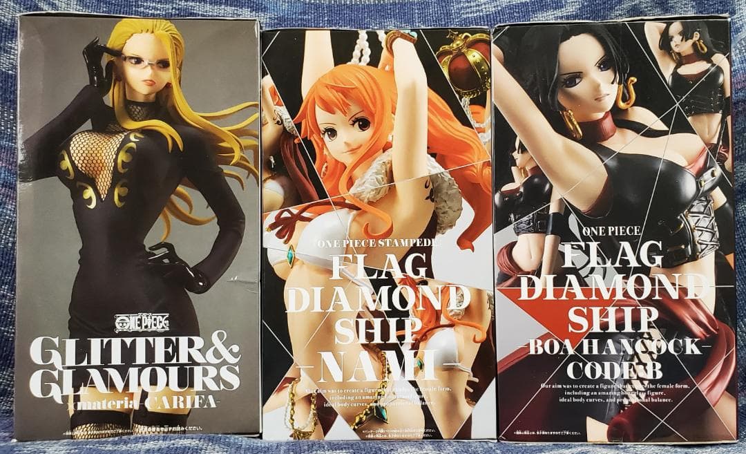 【新品】ワンピース カリファ ナミ ハンコック ３個セット