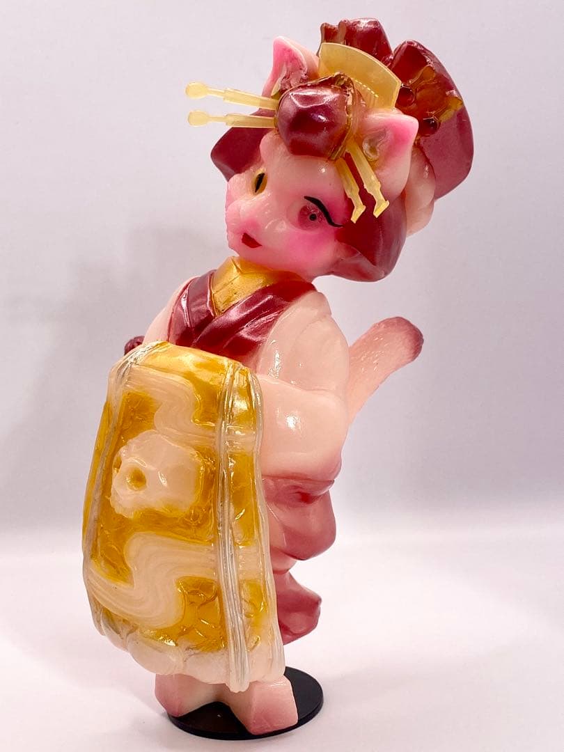 H*e様 ヒカリトイズ個展カラー　蓄光赤　化猫遊女　新品未開封 9月29日(月)18時より抽選開始】【ヒカリトイズ】物ノ怪少女 化猫花魁が