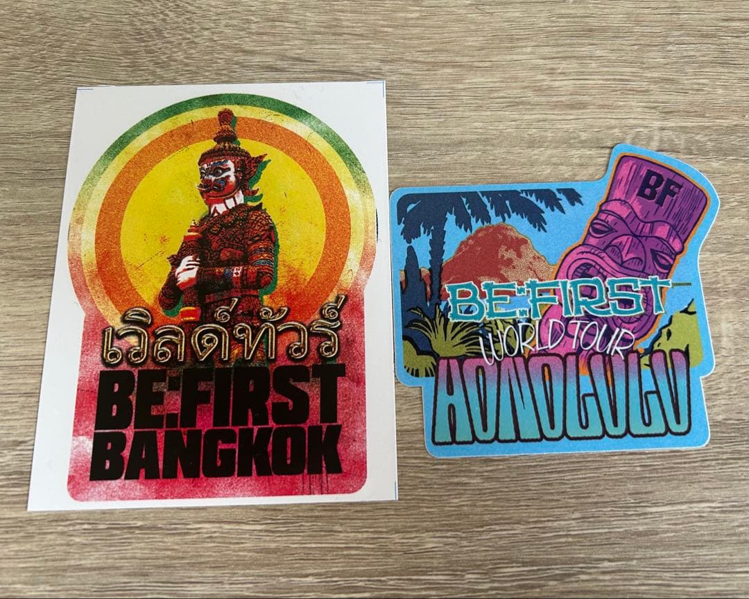 BE:FIRST ステッカー バンコク　ホノルル
