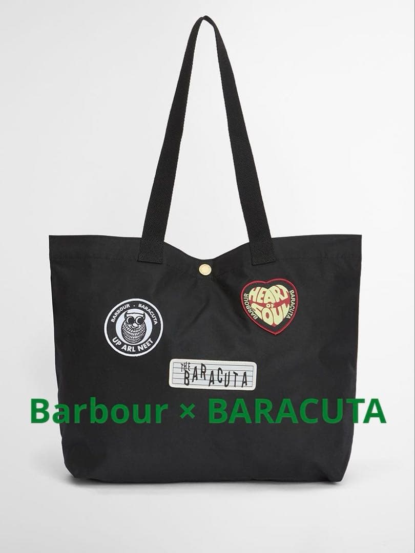 Barbour × BARACUTA バブアー　バラクーダ　トートバッグ