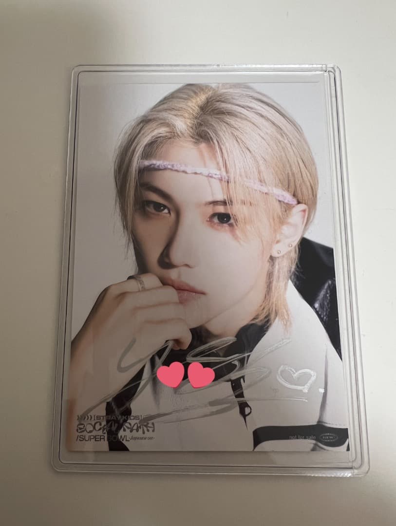 スキズ フィリックス 直筆サイン Felix