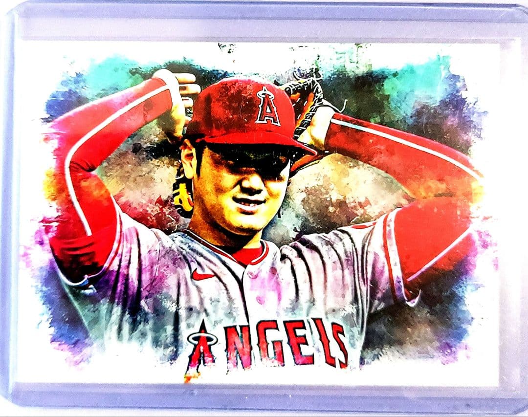 大谷翔平 アートカード 1of1 (世界に一枚) MLBエンゼルス