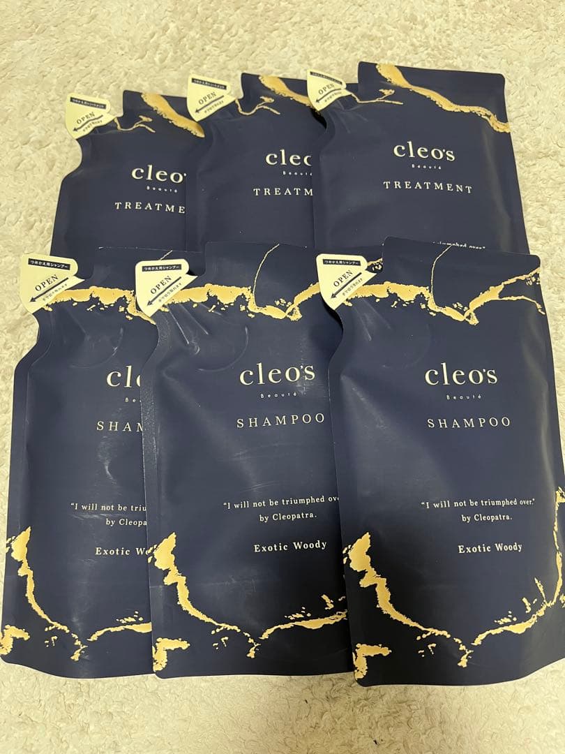 cleos シャンプー トリートメント 6個セット