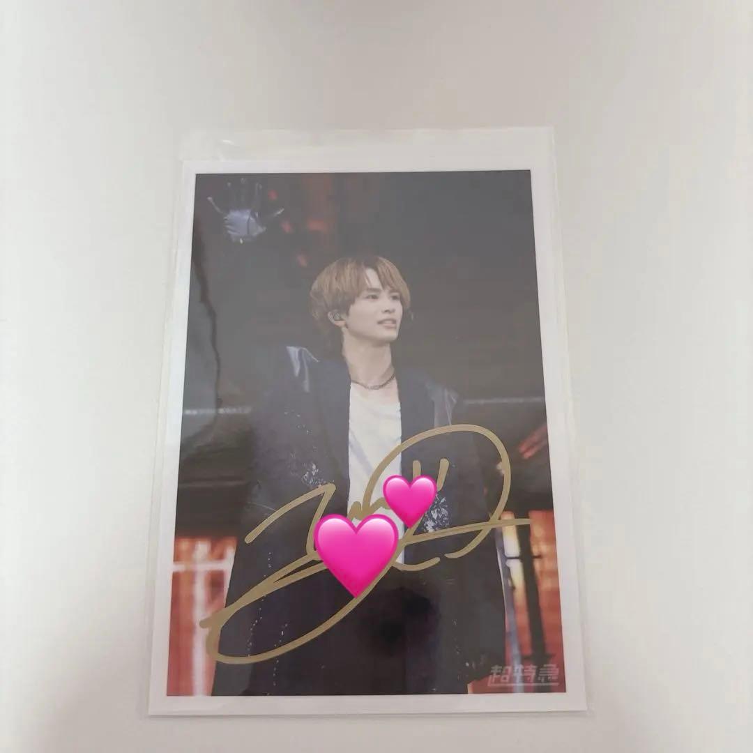 超特急 タクヤ JOKER ライブ生写真 サイン