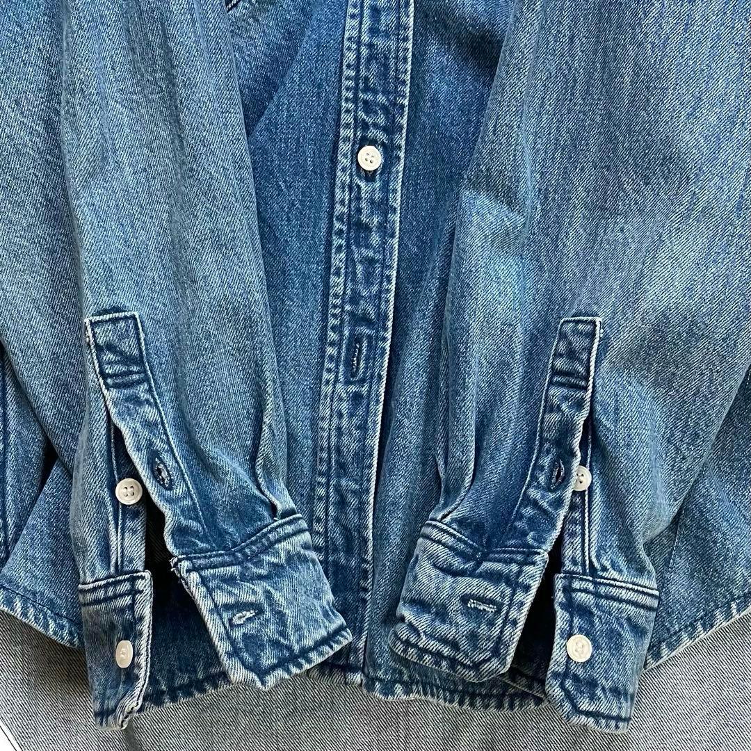 極美品 スピックアンドスパン デニムシャツ インディゴブルー F - メルカリ