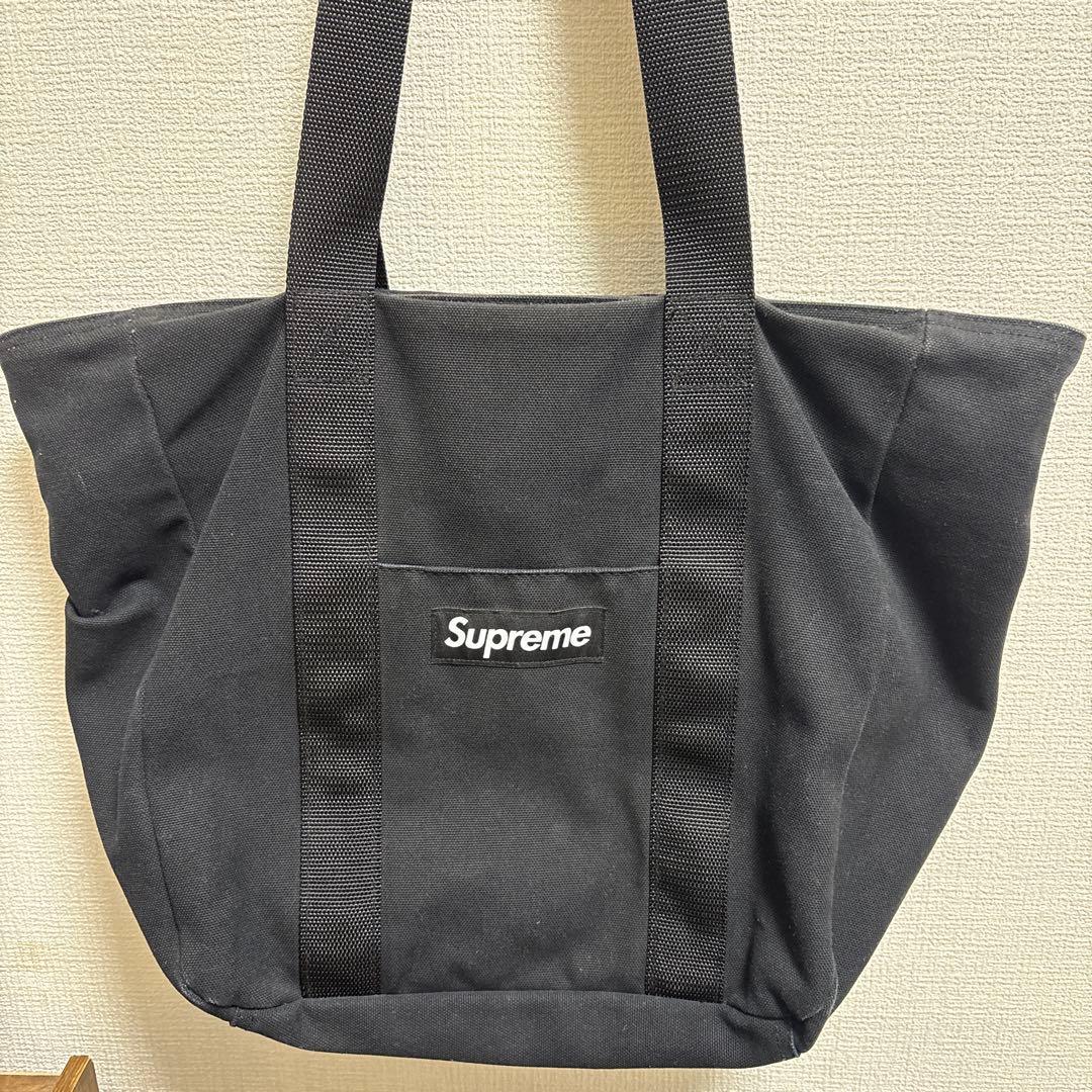Supreme キャンパス トートバッグ 20AW ボックスロゴ ブラック - メルカリ