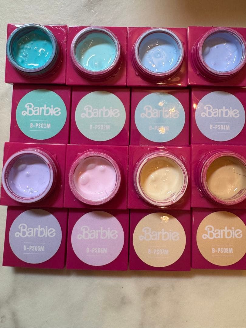 Barbie カラージェル　パステル8色セット