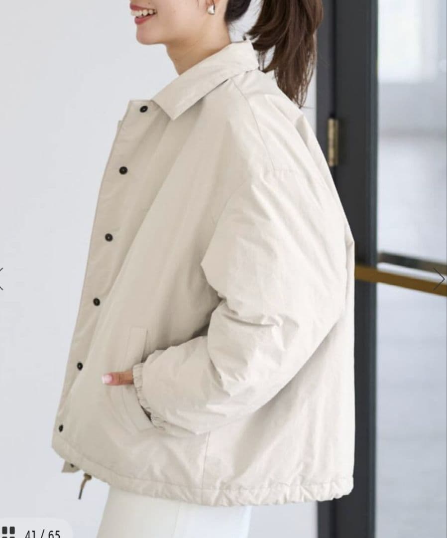 r*l様 新品未使用●FRAMeWORK 撥水防風ポンチョコート　ナチュラル　3 フレームワーク FRAMeWORK ≪追加予約≫撥水防風ポンチョコート