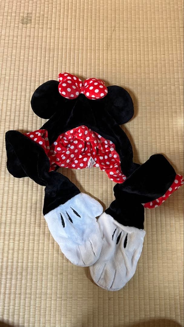 ミニーマウス マフラーファンキャップ - メルカリ