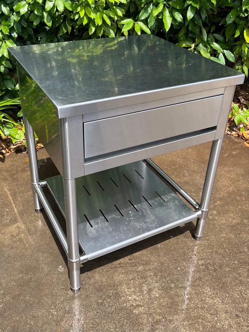 ステンレス作業台　引き出し付き　650×600×780