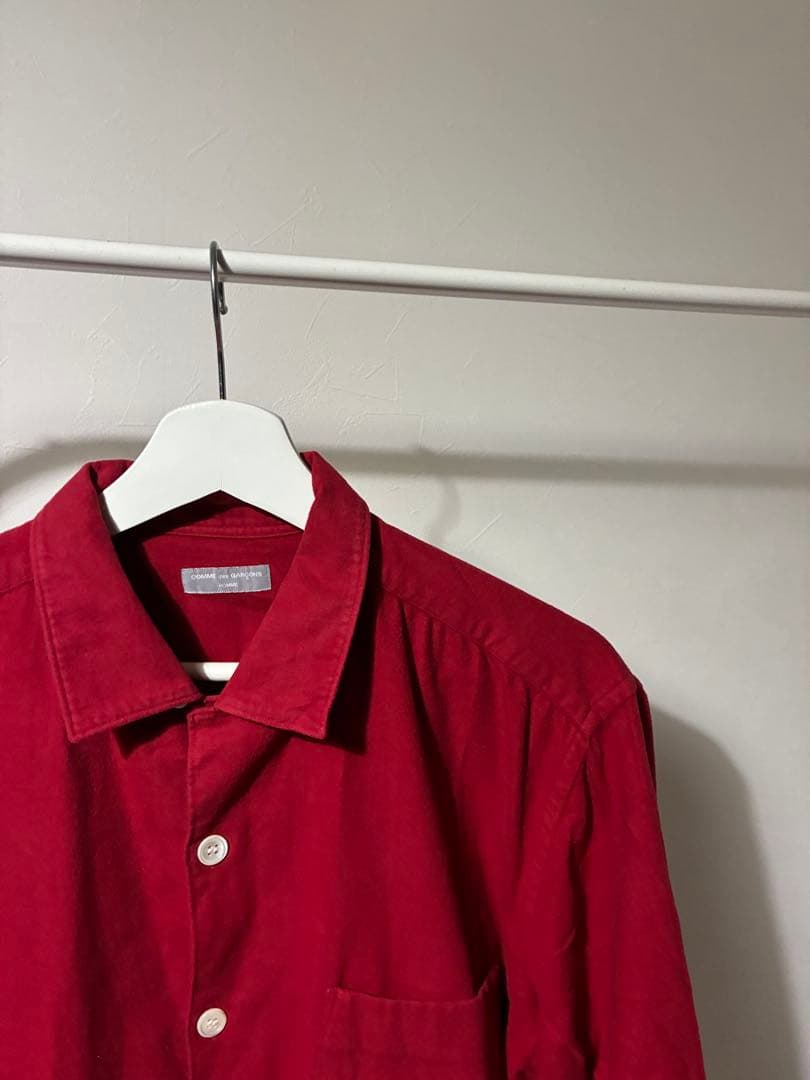 COMME des GARCONS HOMME 田中オム 赤シャツ - メルカリ