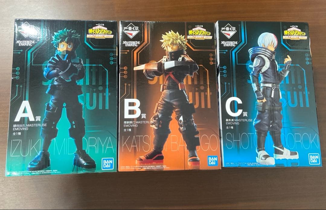 一番くじ ヒロアカWORLD HEROES‘ MISSION A賞　B賞　C賞