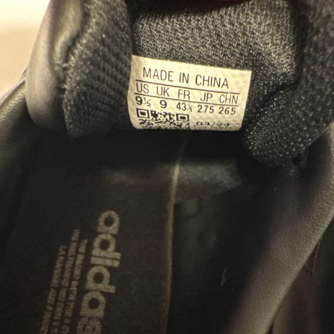 【美品】アディダス スタンスミス ブラック 27.5cm（US 9.5）