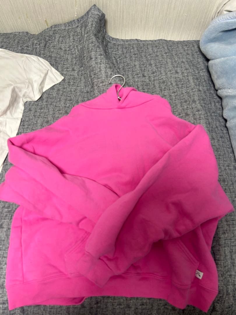 Akimbo club hoodie パーカー ピンク フーディー - メルカリ