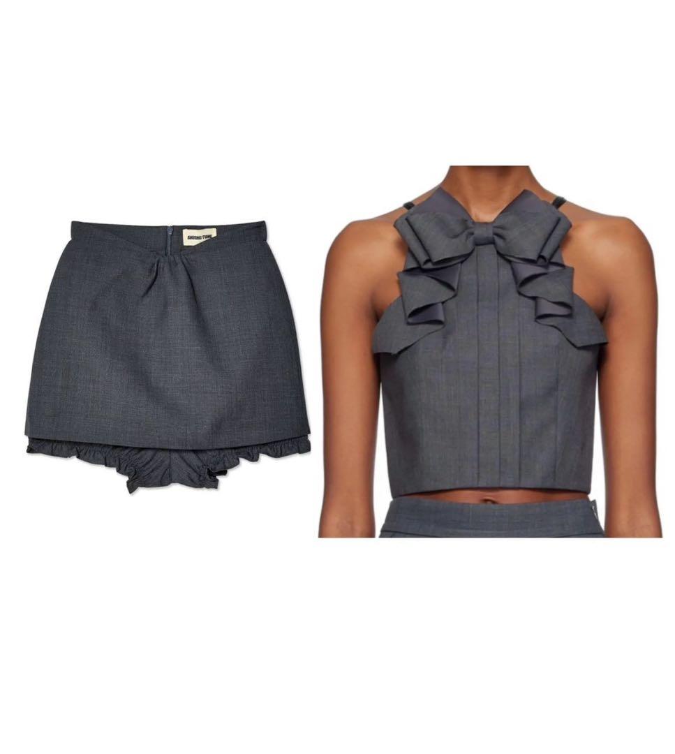 ネ*コ様 【正規品】　shushu/tong キャミソール　ダブルレイヤードスカ サイズ展開あり】ダブルストラップカップ付きキャミソール – SELECT MOCA